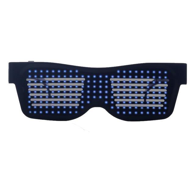 Programmable Bluetooth Led Glasses - led light up tiktok glasses