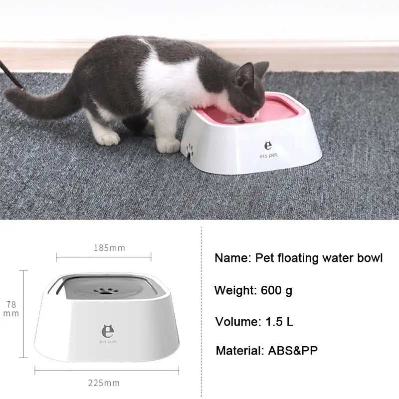 No-Spill Pet Water Drinking Bowl 1,5L