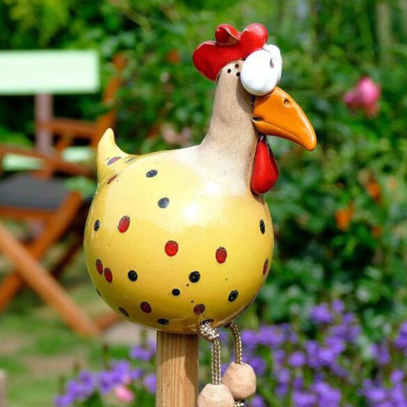 Chicken Ornament for the Garden, lawn, backyard, or indoor. Quirky chicken gifts