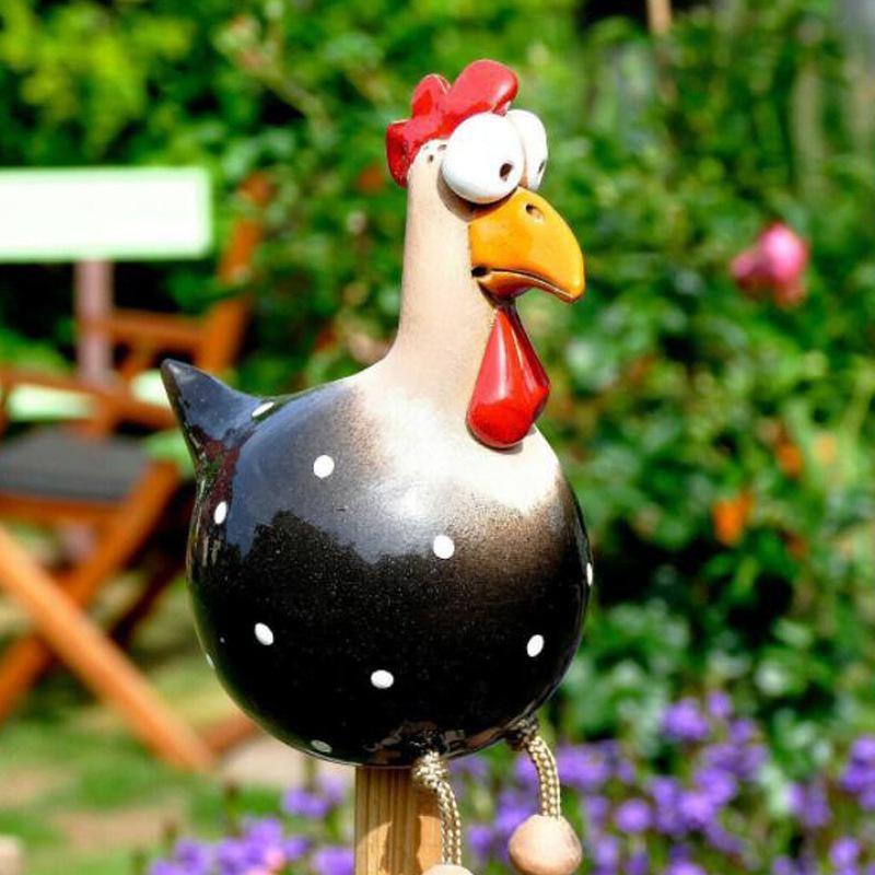 Decorative and unique animal resin statues for outdoor! Fun gift idea for hen and chicken lovers.