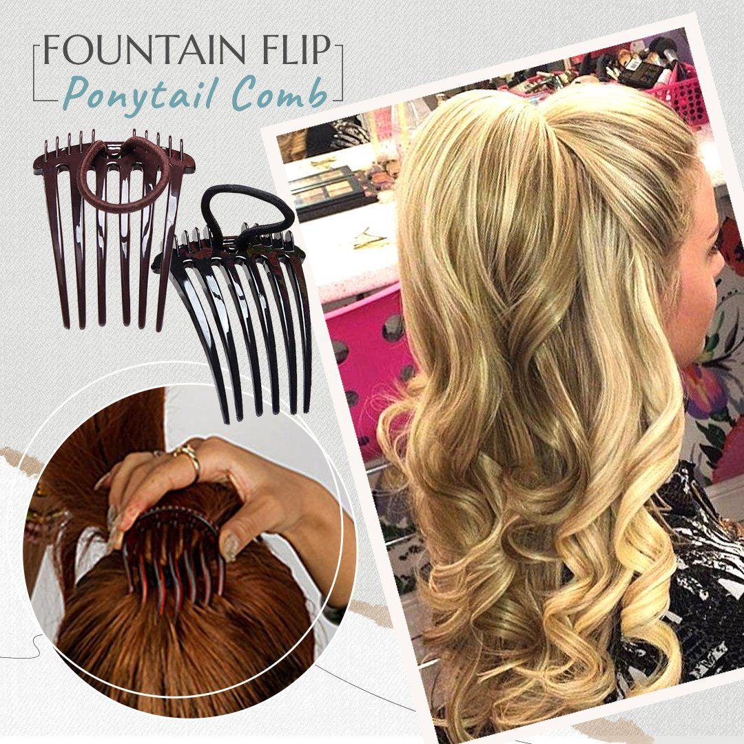 Fountain Flip Ponytail Comb