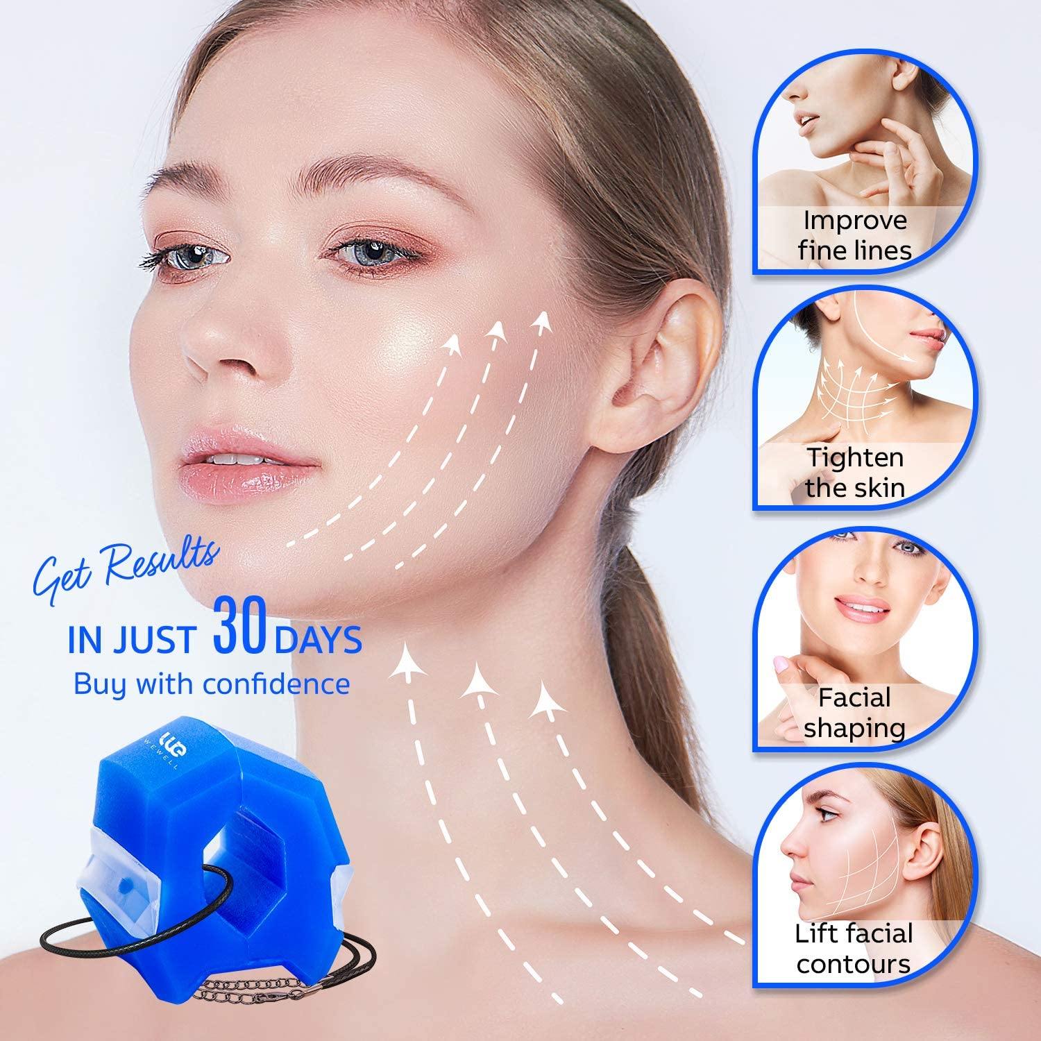 Jaw exercise ball to reduce double chin  and shape the face