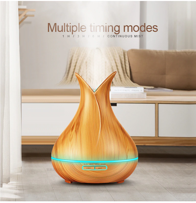 Ultrasonic Essential Oil Diffuser with LED Lights 400ml