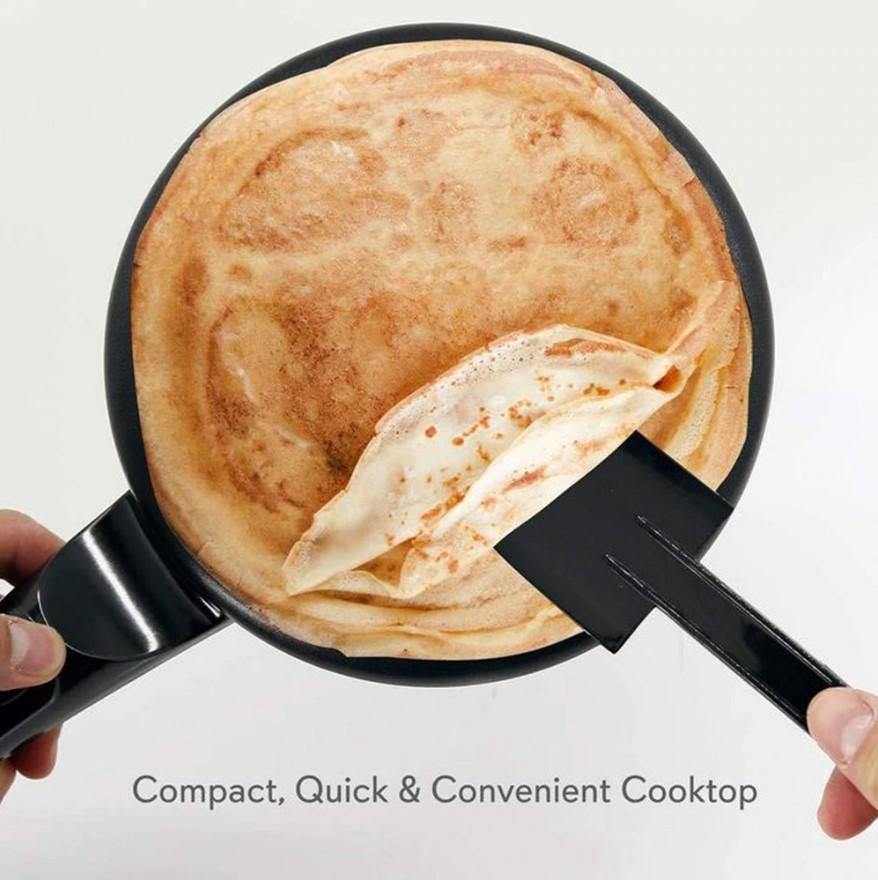 Portable Crepe Maker Pan - automatic crepe maker electric -  best crepe pan cast iron griddle