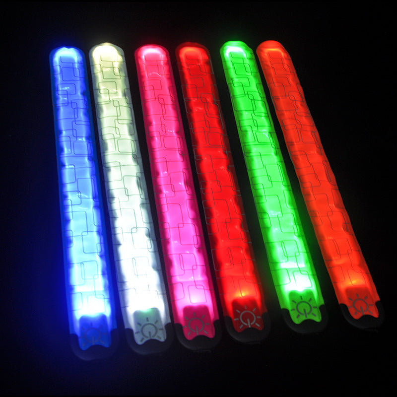 Glowing LED Slap Bracelet Band