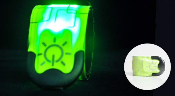 Glowing LED Slap Bracelet Band