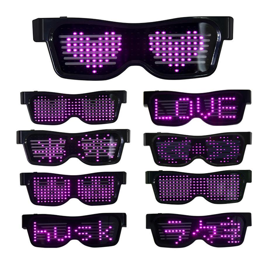 LED Glasses -programmable led reaction sunglasses