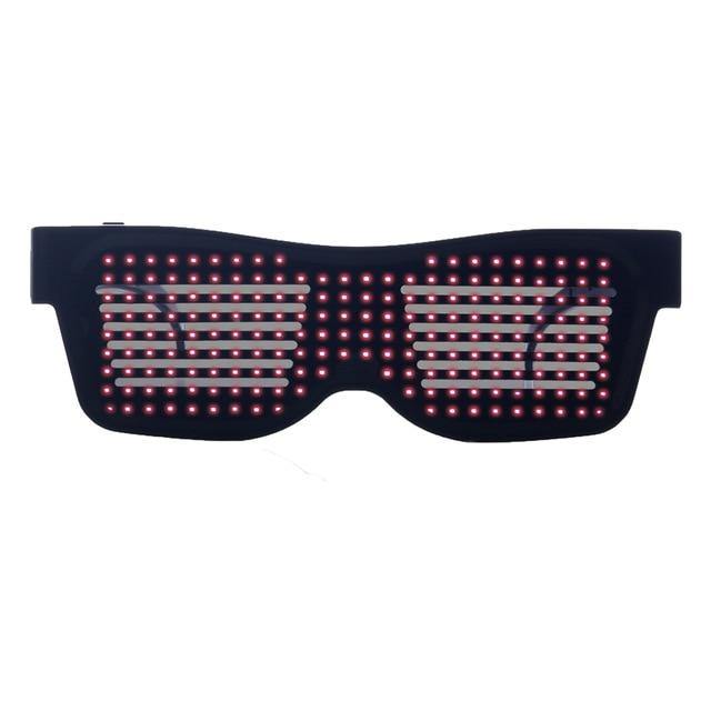 Bluetooth led glasses for Party - illuminating led light expression glasses