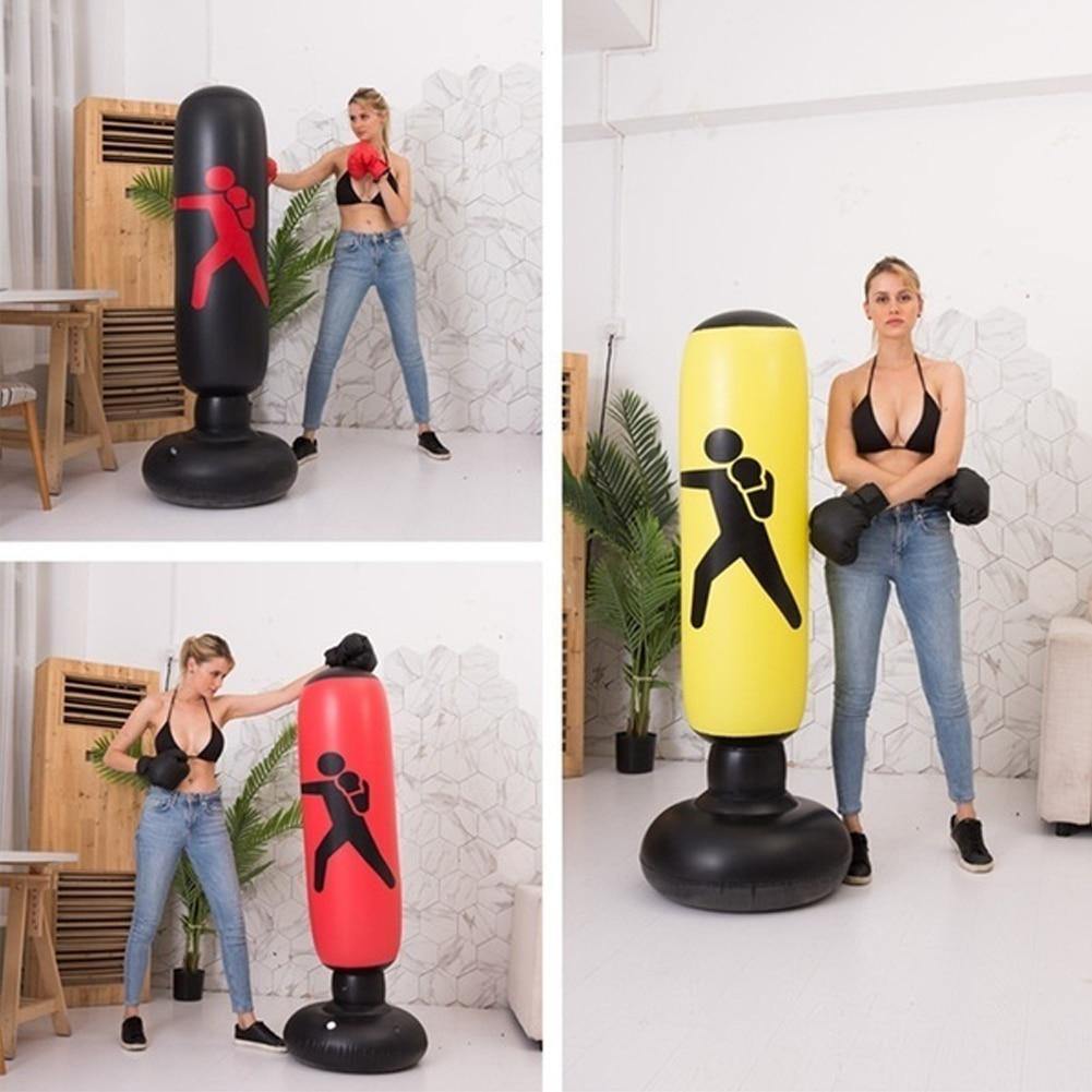 Inflatable MMA Boxing Punch Bag for Adult & Kids