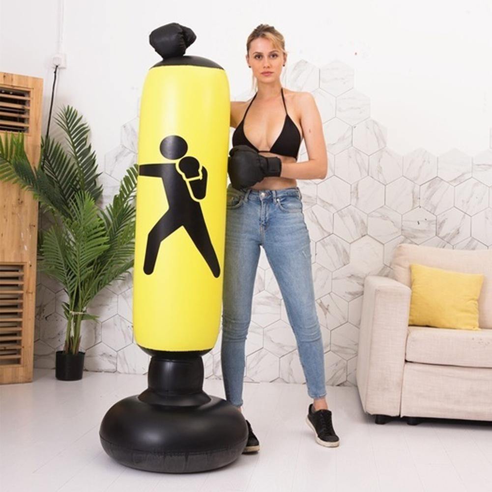 Inflatable MMA Boxing Punch Bag for Adult & Kids