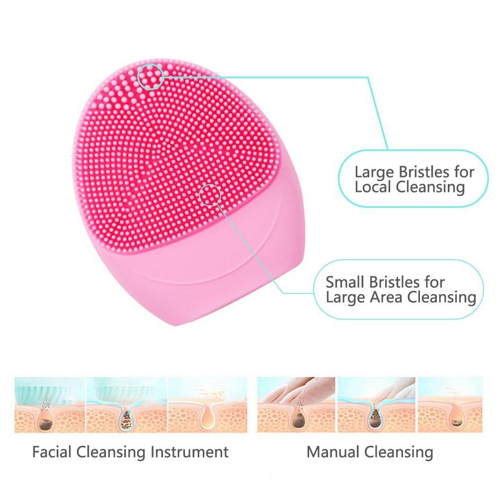 Rechargeable Silicone Facial Cleaner
