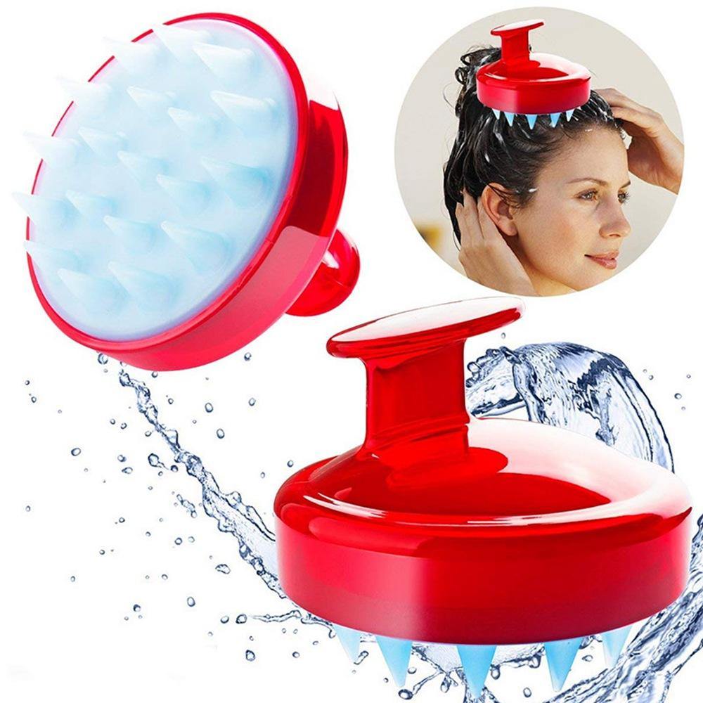 Silicone Shampoo Brush and Scalp Massager - CoolCatGadget